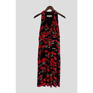 Evan Picone Red Floral Maxi Dress Women's 12P
